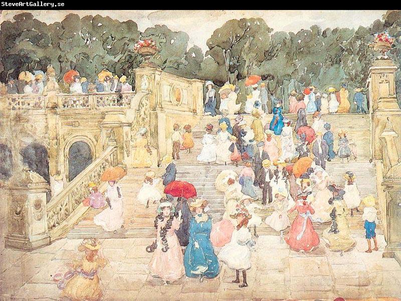 Maurice Prendergast The Mall Central Park
